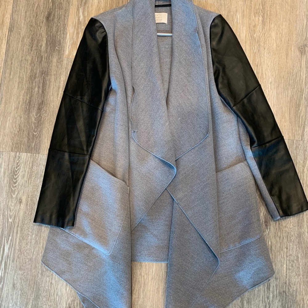 Jacket. Bershka. Grey and Black